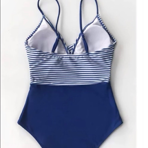 B2prity Women's Monokini Front Cross One Piece Swimsuits Tummy Control Size M - Picture 3 of 11